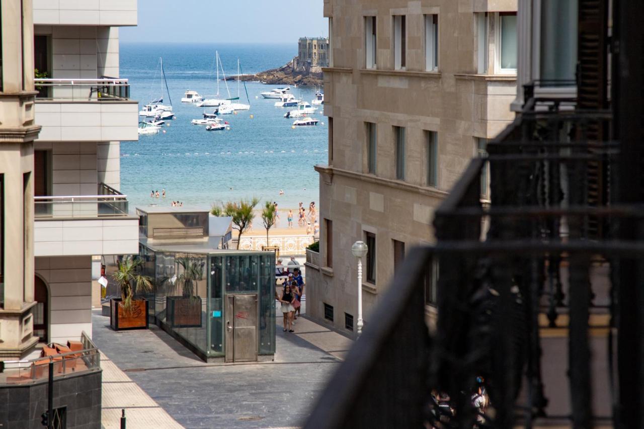 La Concha Cozy Balcony Apartment By Cisan Rentals Σαν Σεμπαστιάν Εξωτερικό φωτογραφία