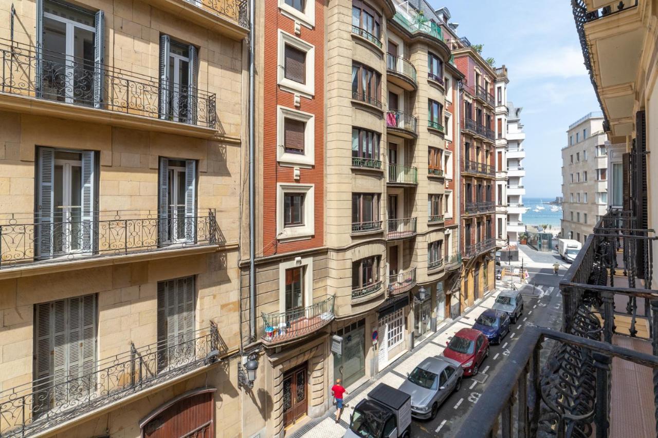 La Concha Cozy Balcony Apartment By Cisan Rentals Σαν Σεμπαστιάν Εξωτερικό φωτογραφία
